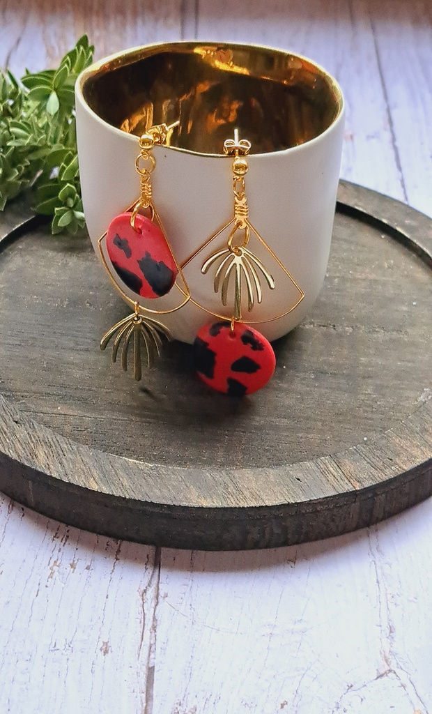 Puces d'oreilles " Mathilde "