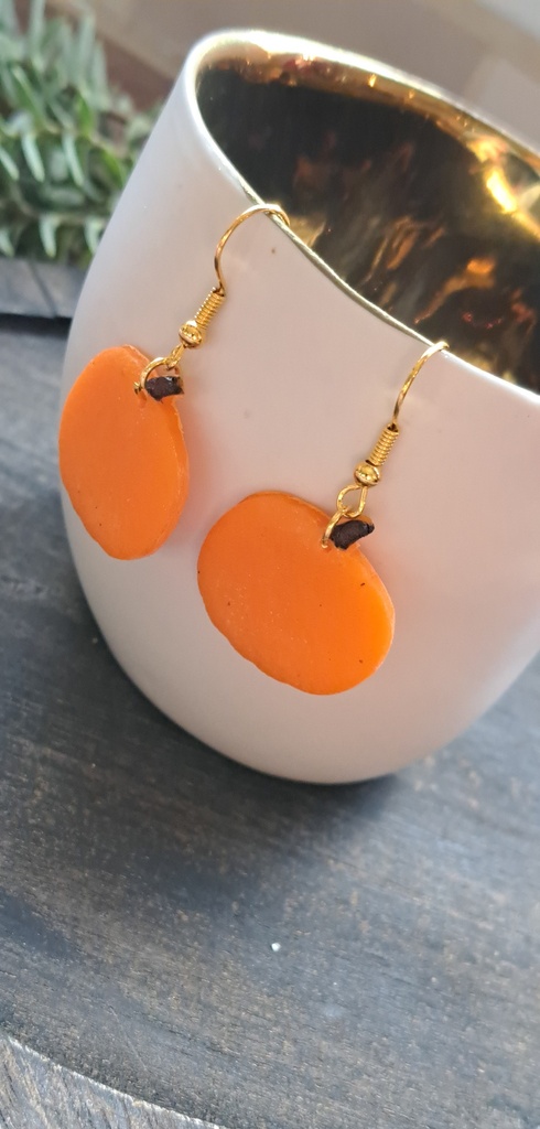 Boucles d'oreilles Pumpkin