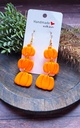 Boucles d'oreilles Citrouille