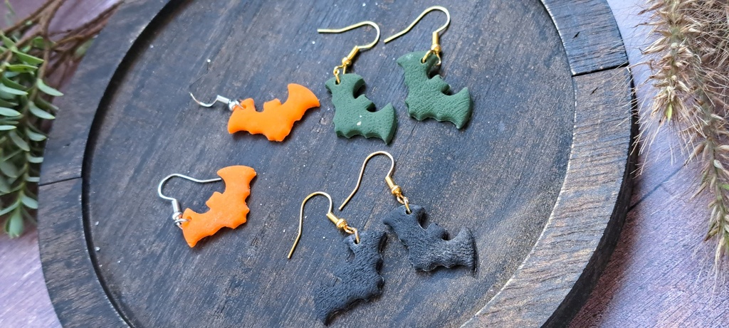 boucles d'oreilles Batman
