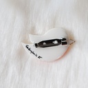 Broche oiseau poète