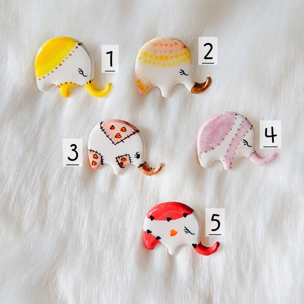 Broche Elmer l'éléphant