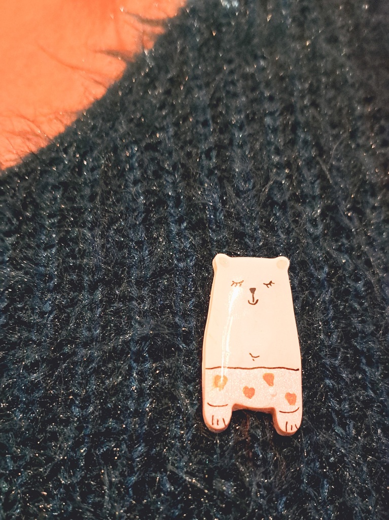 Broche ourson d'amour