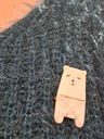 Broche ourson d'amour