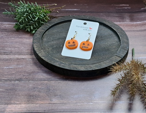 Boucles d'oreilles jack 0'Lantern