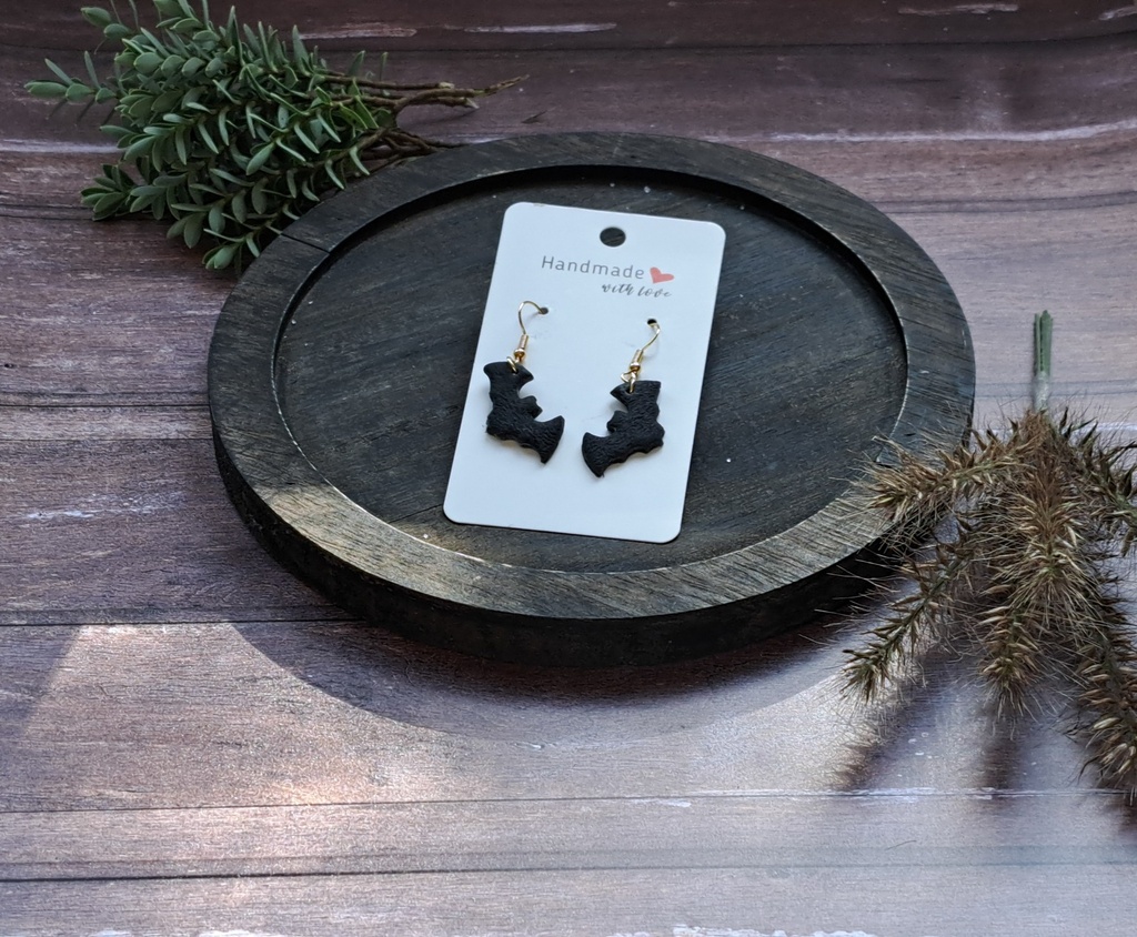boucles d'oreilles Batman
