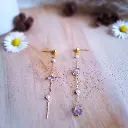 Boucles d'oreilles Danse de perles