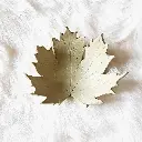 Coupelle en argile " feuille "