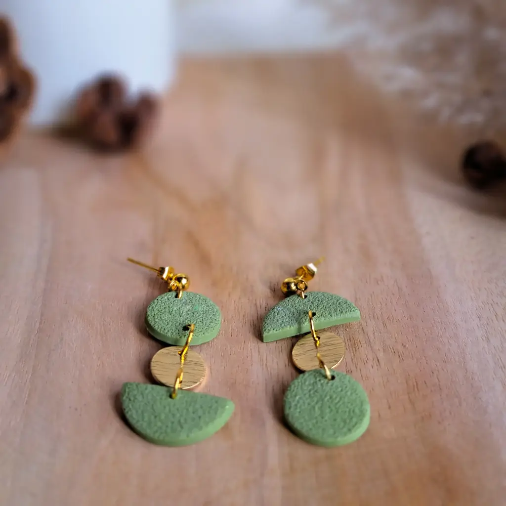 Boucles d'oreilles Jade