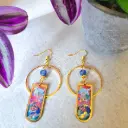 Boucles d'oreilles " Dorina "     