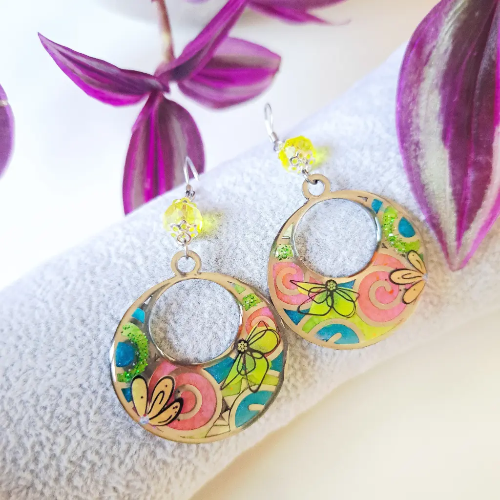 Boucles d'oreilles " Sybellis "   