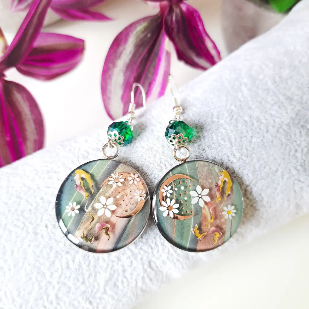 Boucles d'oreilles " Lyriel "   