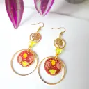 Boucles d'oreilles " Lemoni "   