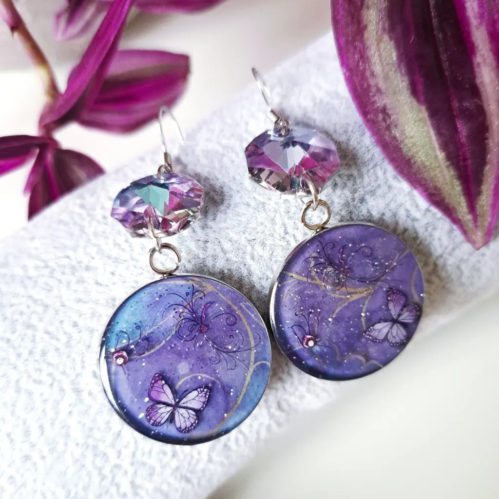 Boucles d'oreilles " Anella "