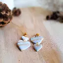 Boucles d'oreilles Espérance bleue