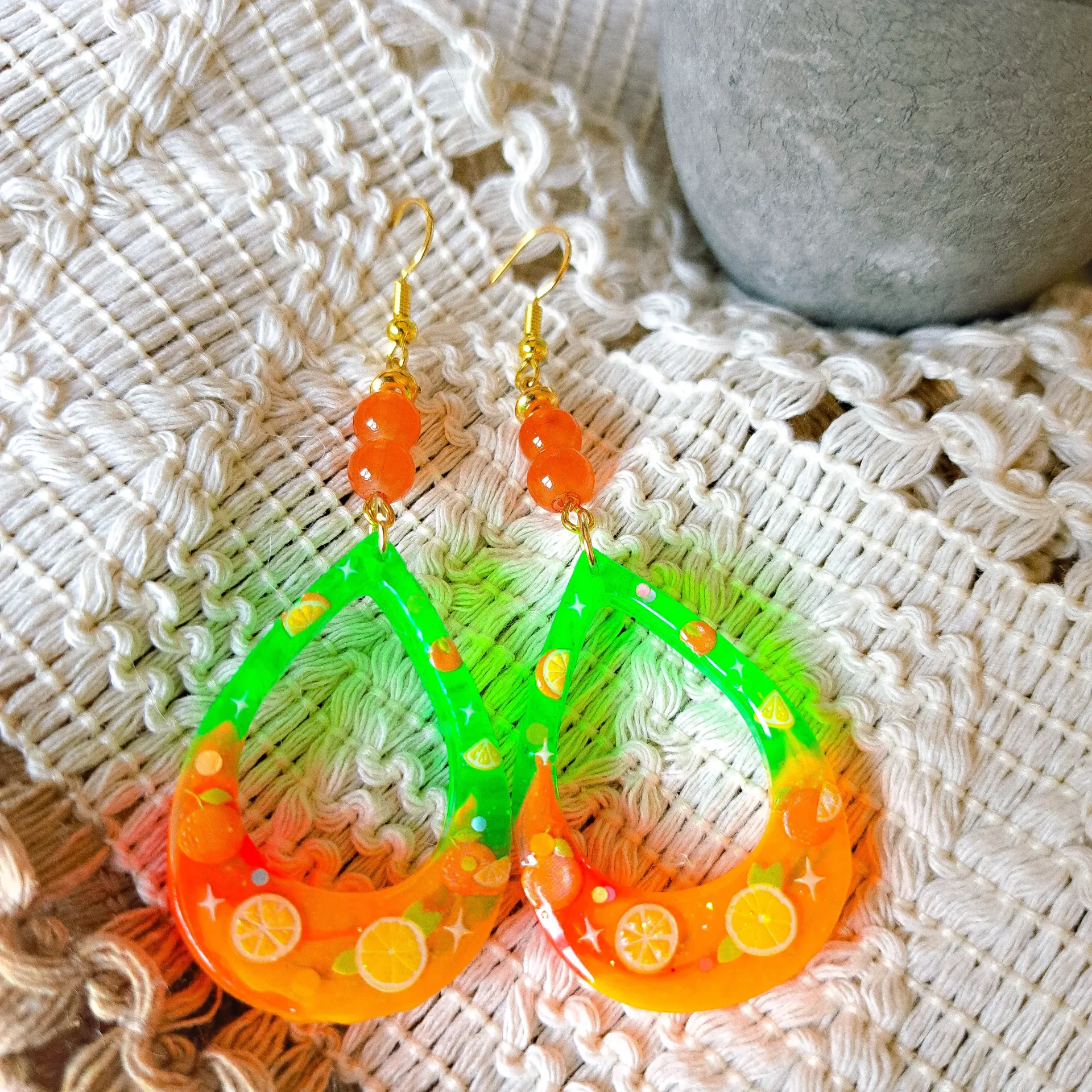 Boucles d'oreilles " Tutti frutti"