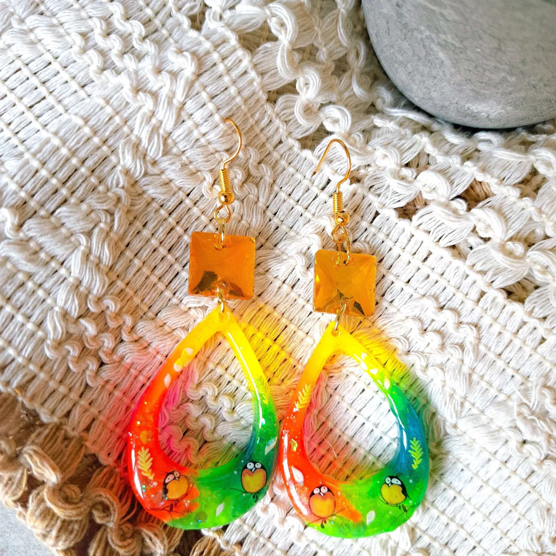 Boucles d'oreilles "Birdy Pop"