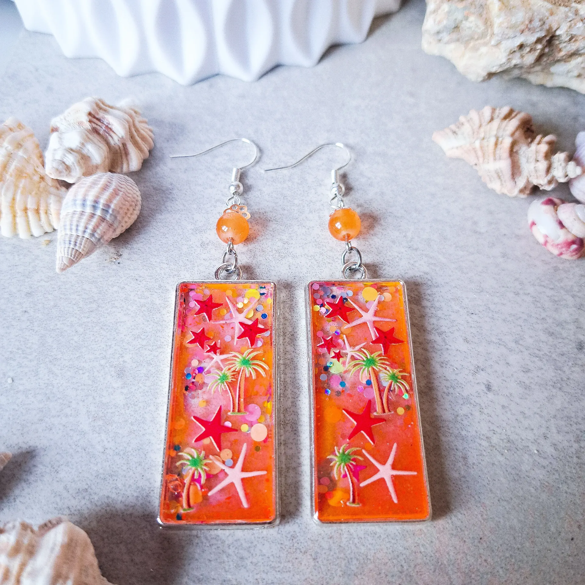 Boucles d'oreilles "Escapade tropical"