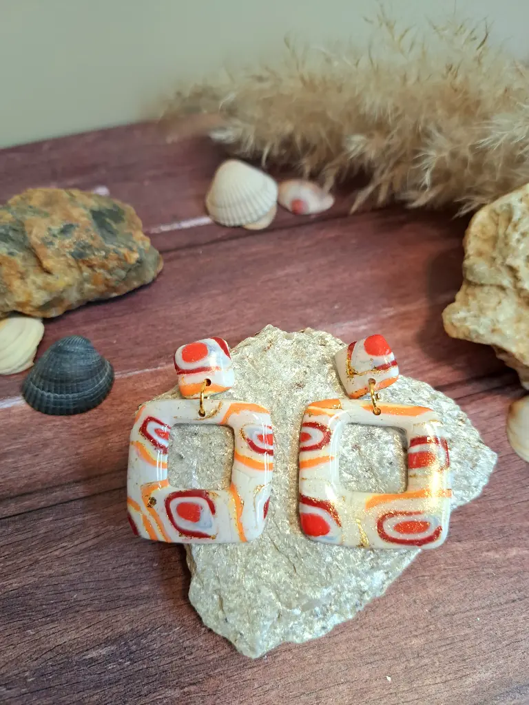 Boucles d'oreilles " Gladys "