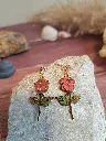 Boucles d'oreilles " Rosélia "
