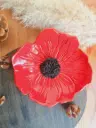 Coupelle en argile " coquelicot "