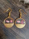 Puces d'oreilles " Coralia"