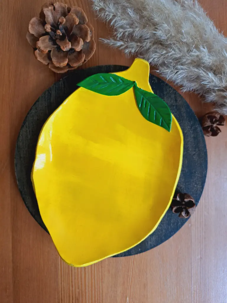 Coupelle en argile " citron " 