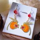 Boucles d'oreilles " Colibri"