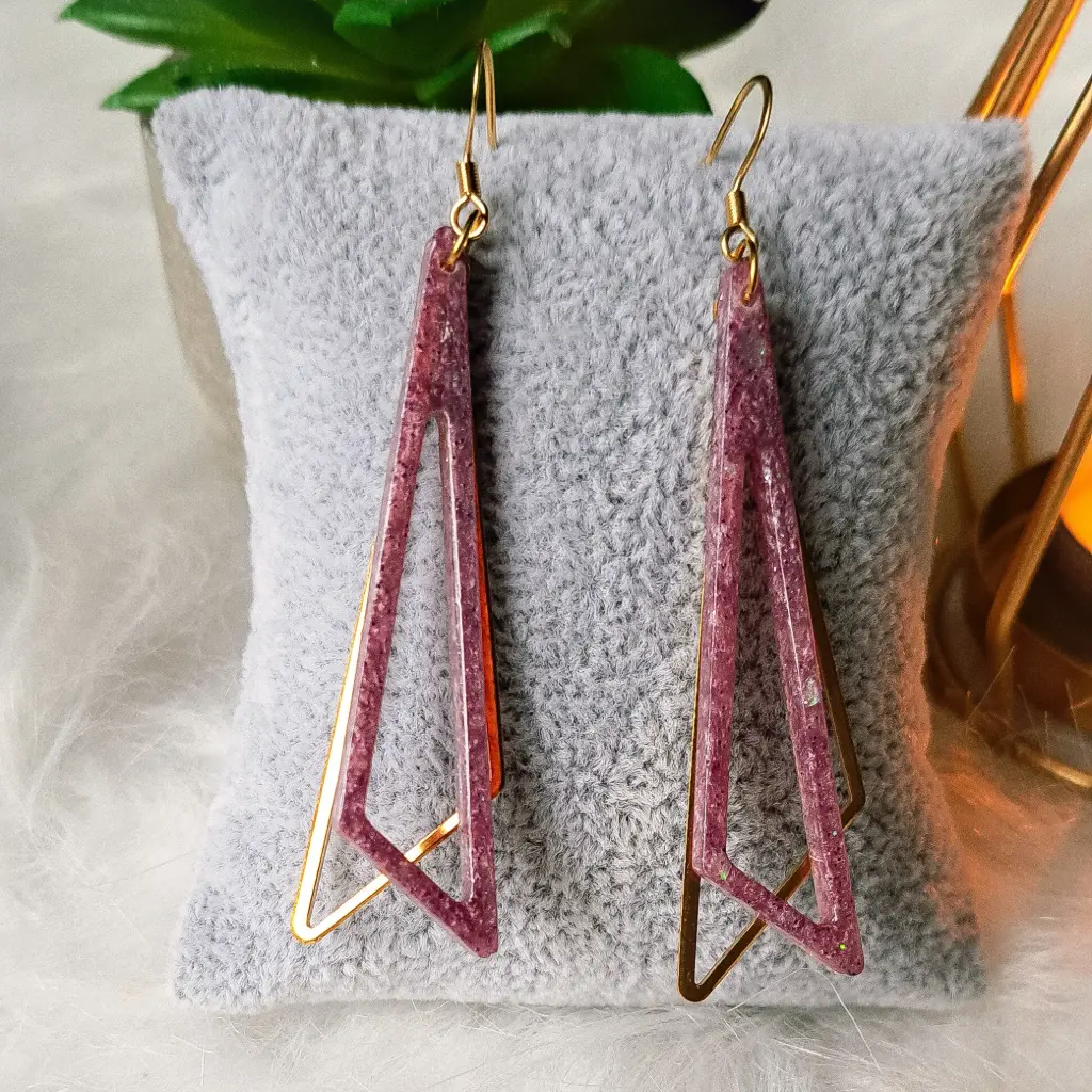 Boucles d'oreilles " Eclat d'Aurore"