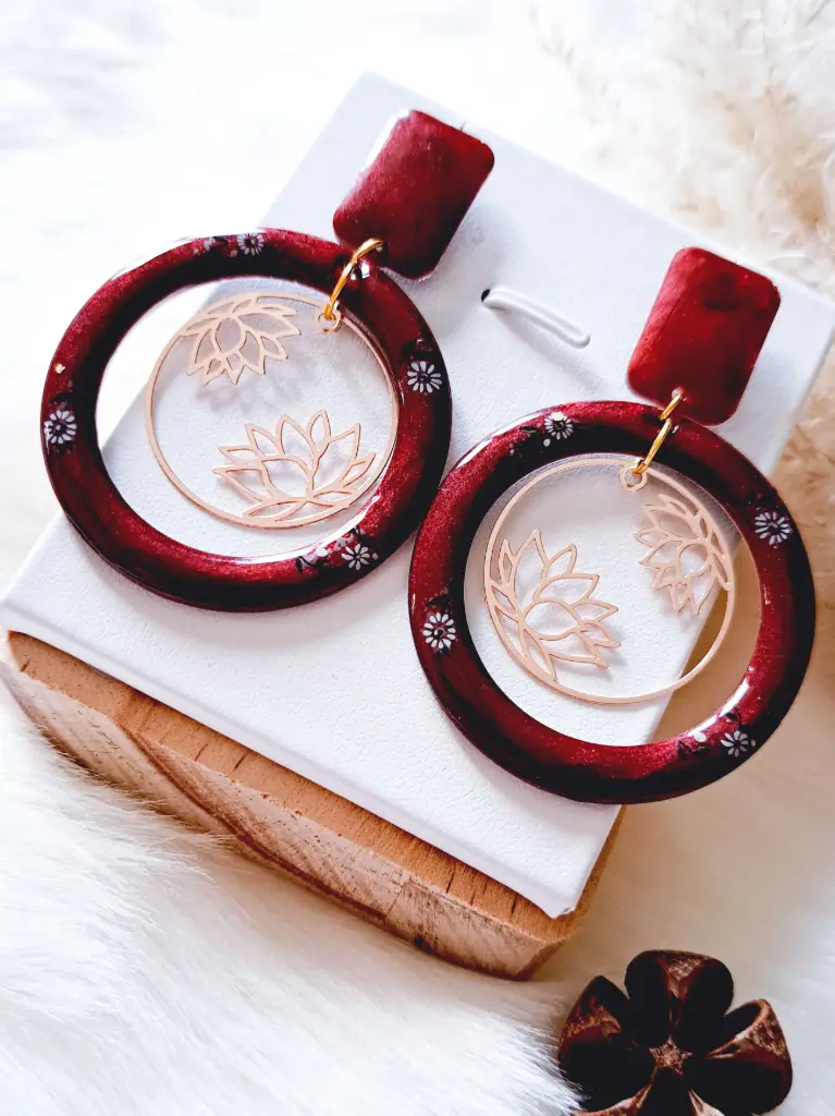 Boucles d'oreilles " Carolina "  