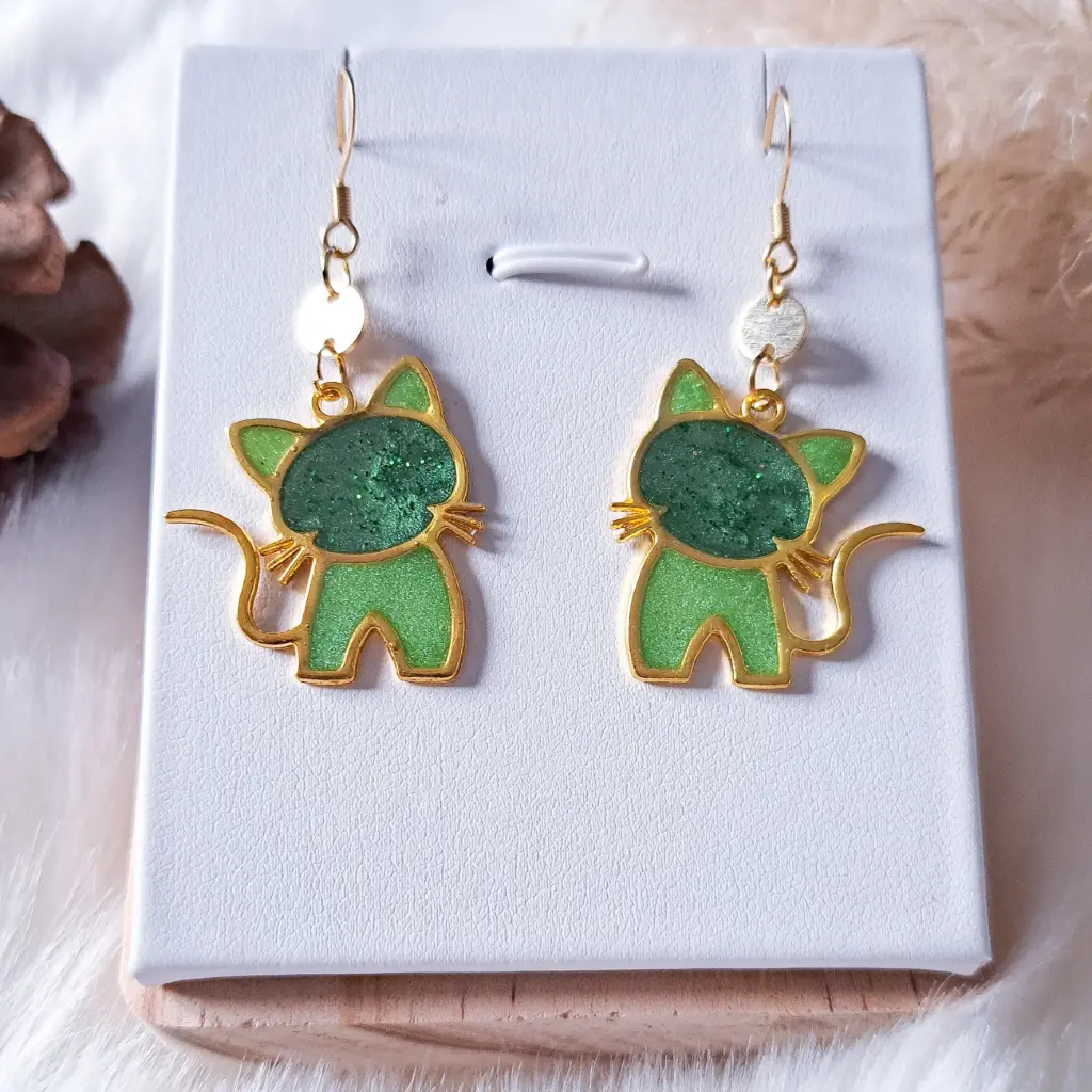 Boucles d'oreilles " Cats "  