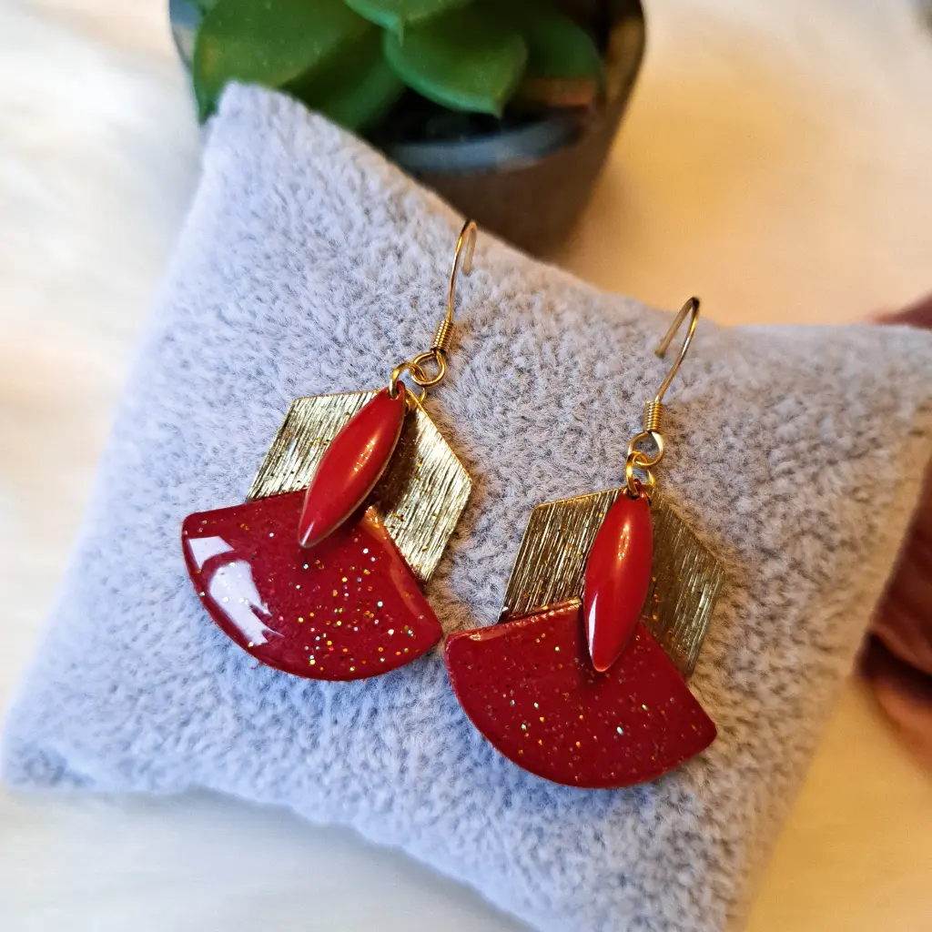 Boucles d'oreilles " Kamilia "