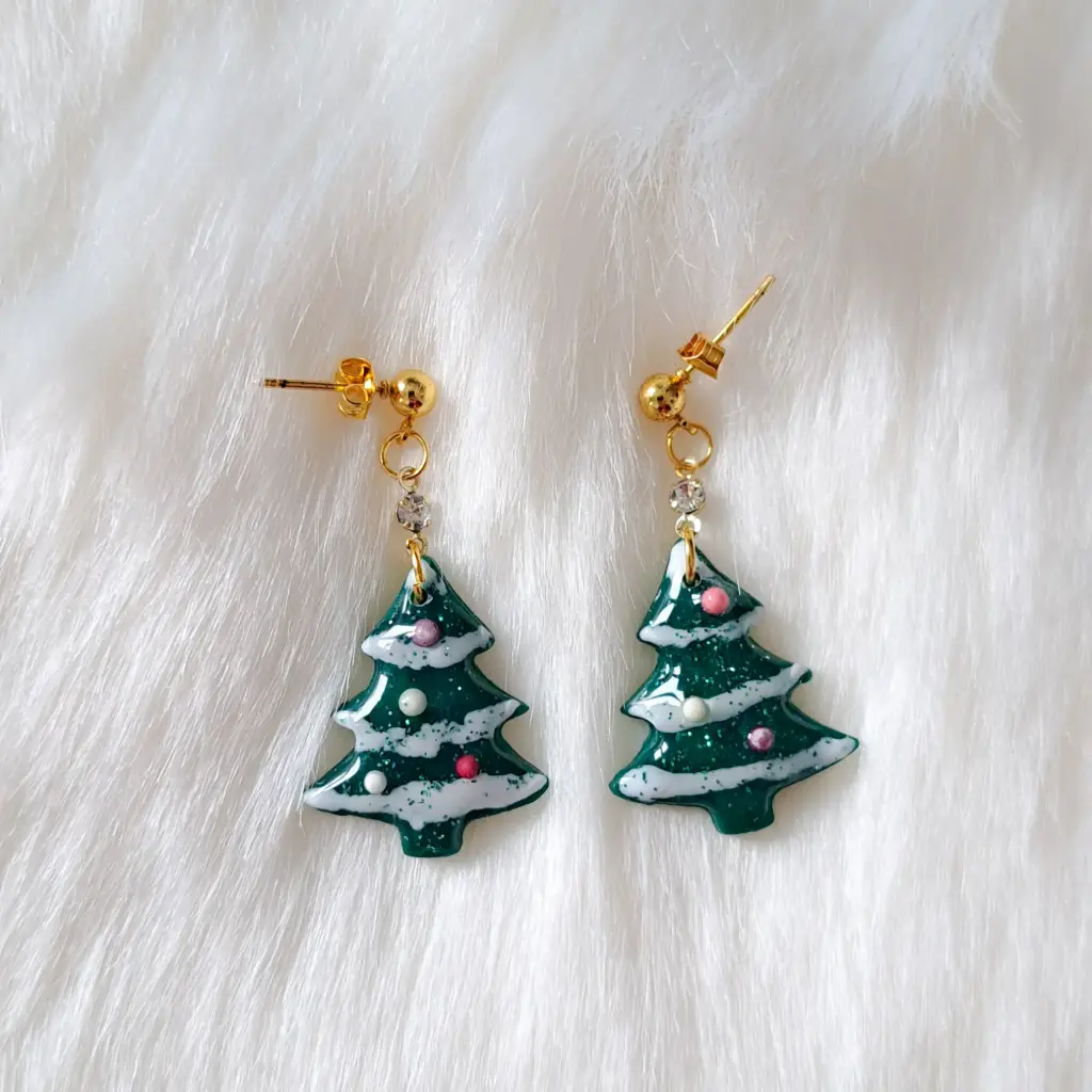 Boucles d'oreilles "  Sapinou"