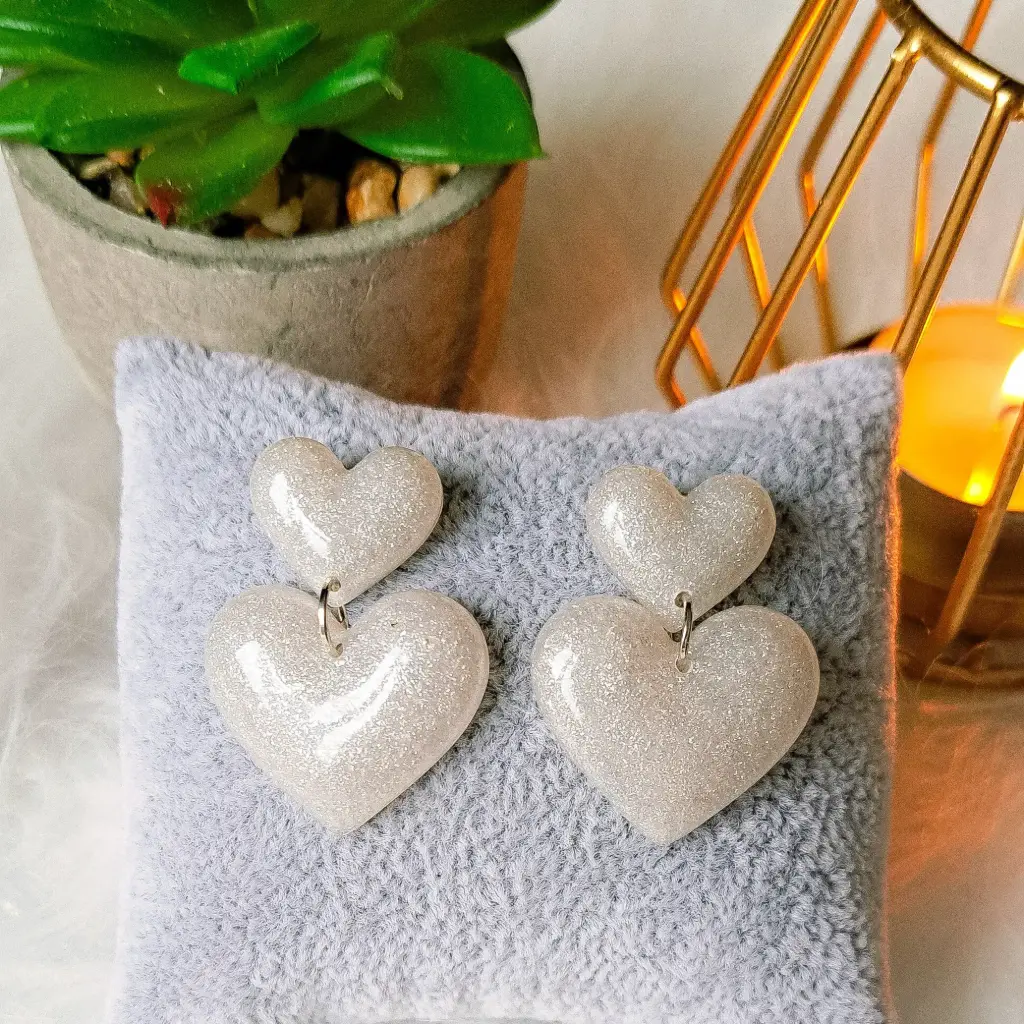 Boucles d'oreilles " Eclat céleste "   