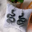 Boucles d'oreilles "Ébène mystique"