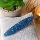 Barette  à cheveux " Cristal azur " 
