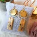 Boucles d'oreilles "Souffle de lumière"  