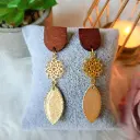 Boucles d'oreilles " Lunea " 