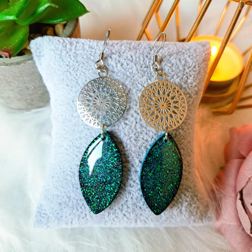 Boucles d'oreilles " Nera  " 