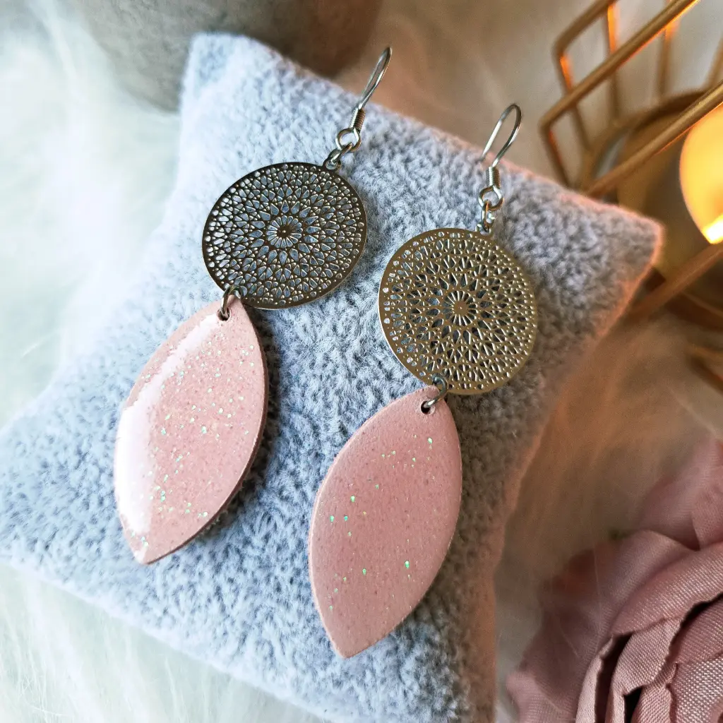 Boucles d'oreilles " Elina  "  