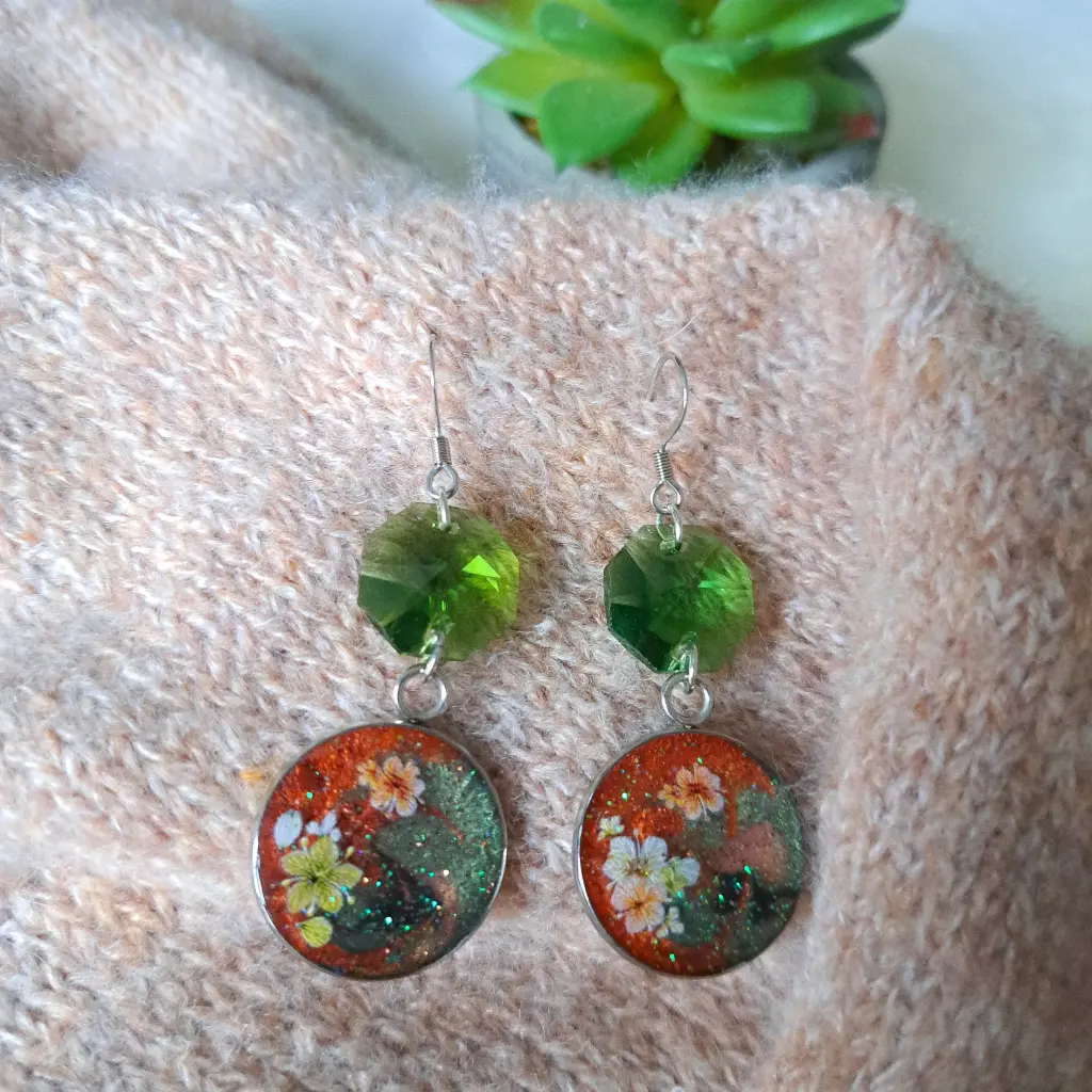 Boucles d'oreilles " sarah "  