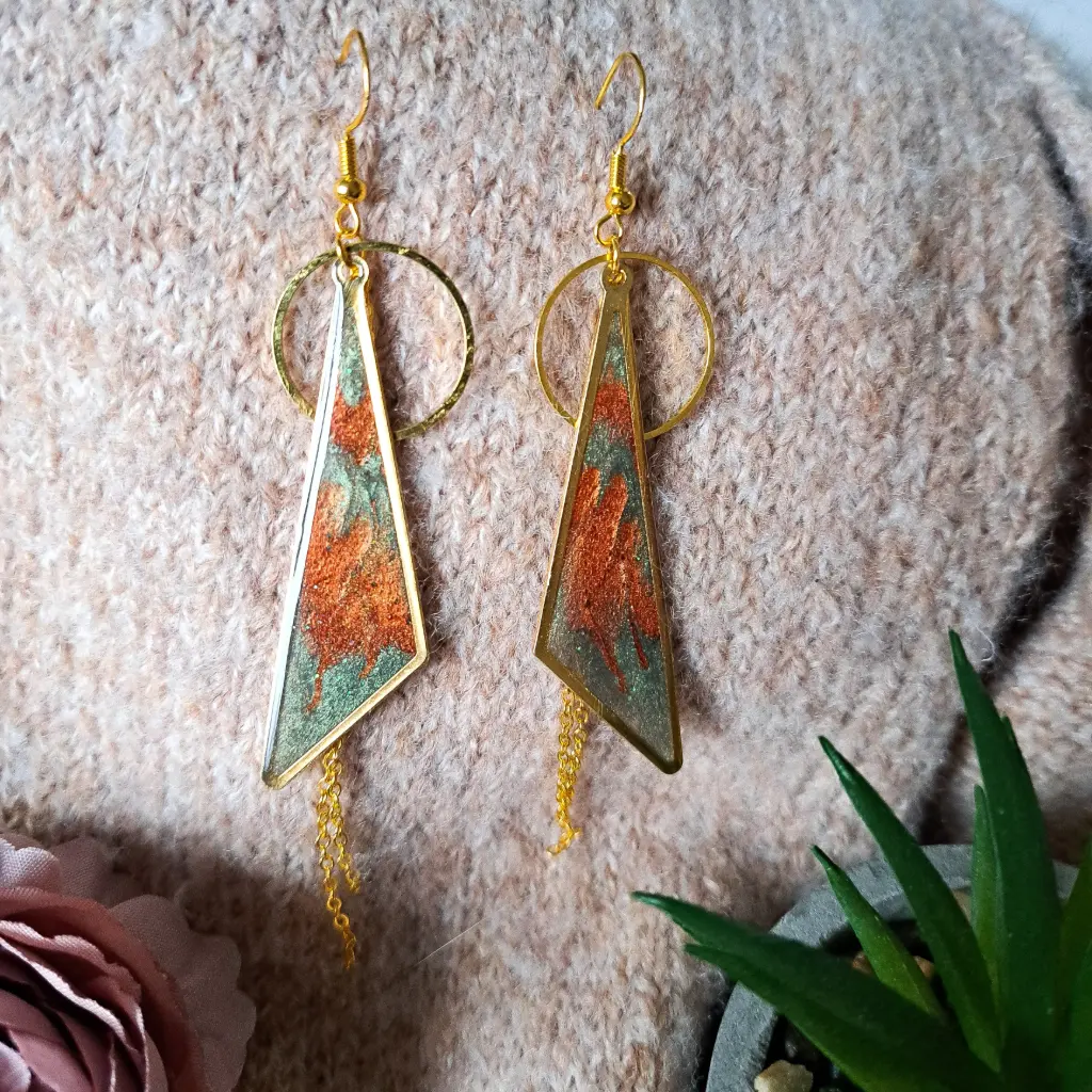 Boucles d'oreilles " Mylena " 