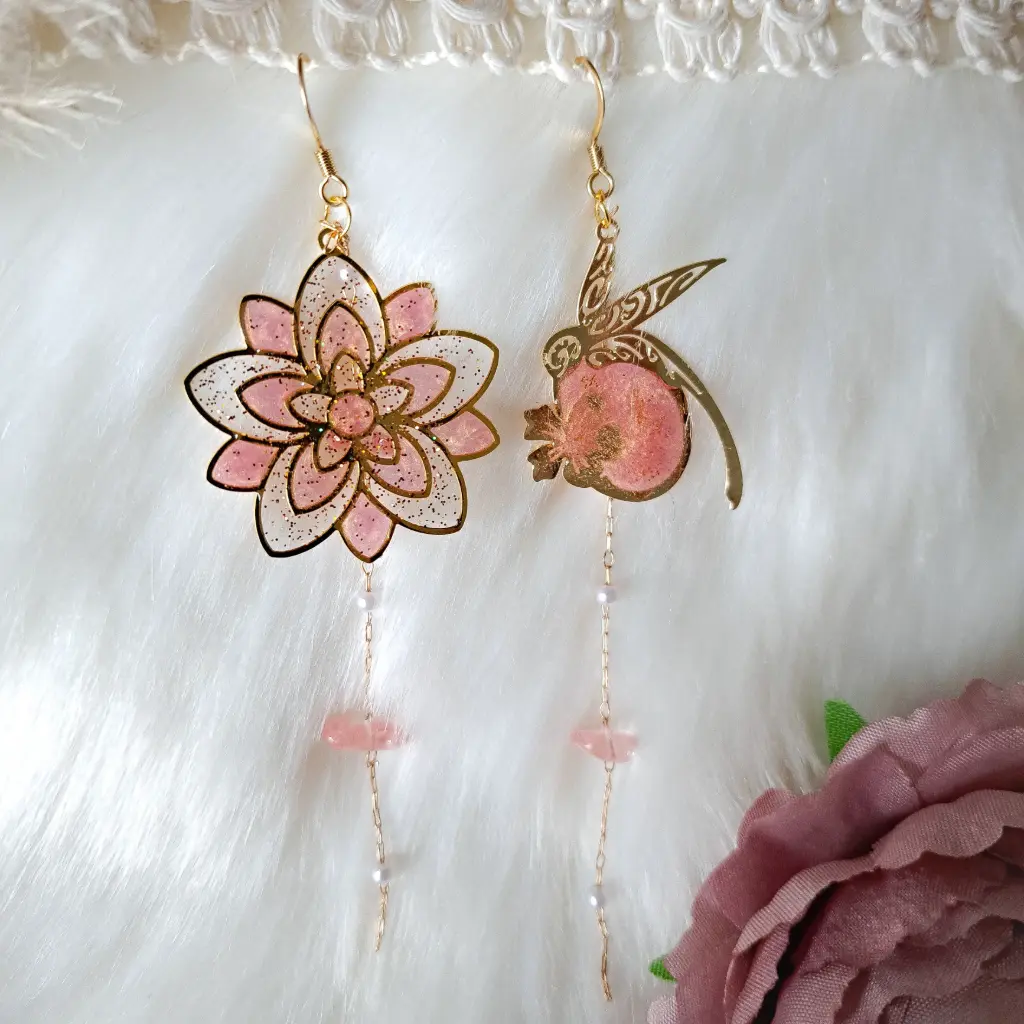 Boucles d'oreilles " Eden " 