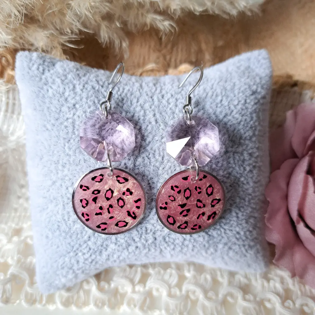 Boucles d'oreilles " Félinéa "
