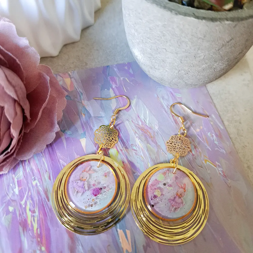 Boucles d'oreilles " Léanna "