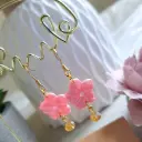 Boucles d'oreilles " Zélia dorées "  