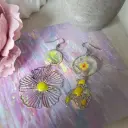 Boucles d'oreilles " Amara jaune "
