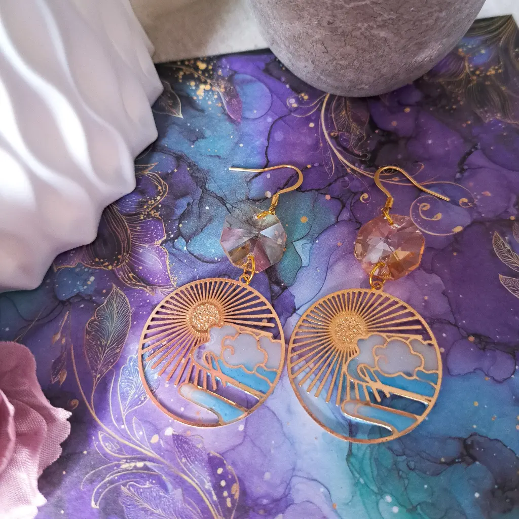 Boucles d'oreilles " ciel de rêve " 