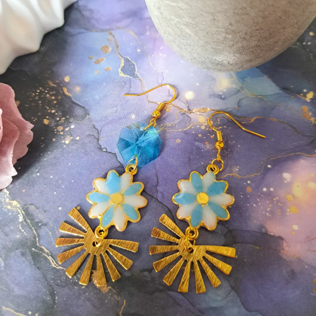Boucles d'oreilles " Agatha "    