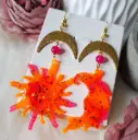 Boucles d'oreilles " Sun "